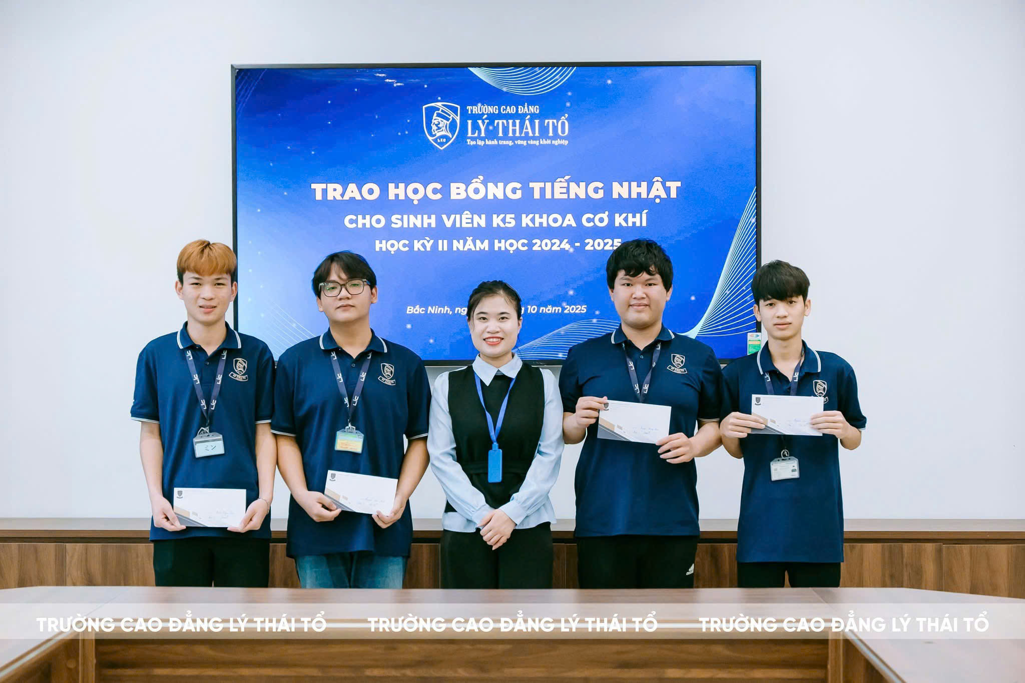 ITM trao học bổng Tiếng Nhật cho sinh viên xuất sắc K5 – Khoa Cơ khí, Trường Cao đẳng Lý Thái Tổ