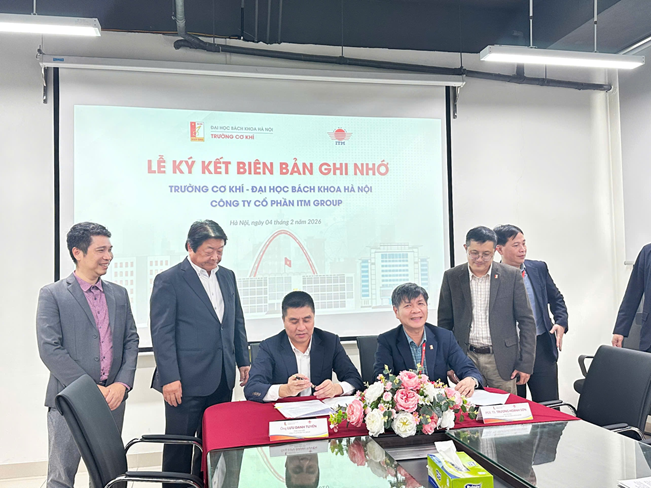 LỄ KÝ KẾT MOU GIỮA ITM GROUP – TRƯỜNG CƠ KHÍ, ĐẠI HỌC BÁCH KHOA HÀ NỘI