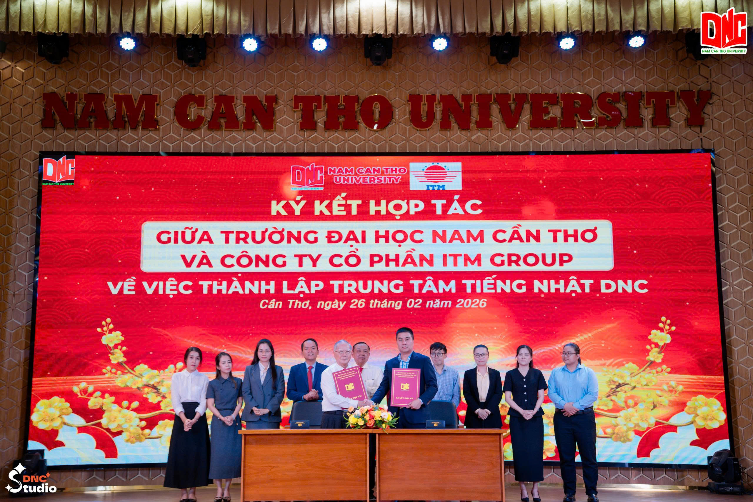 ITM GROUP KÝ KẾT MOU THÀNH LẬP TRUNG TÂM TIẾNG NHẬT DNC TẠI TRƯỜNG ĐẠI HỌC NAM CẦN THƠ